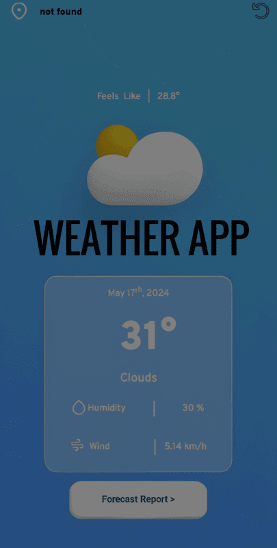 weather-app homepage